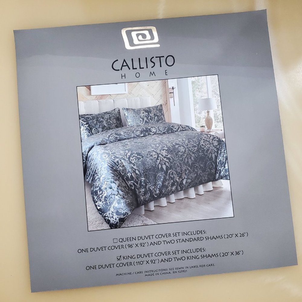 Callisto Home King/ Queen Duvet Cover Set - Picture 10 of 16
